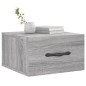 vidaXL Wand-Nachttisch Grau Sonoma 35x35x20 cm vidaXL Wand-Nachttisch Grau Sonoma 35x35x20 cm