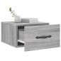 vidaXL Wand-Nachttisch Grau Sonoma 35x35x20 cm vidaXL Wand-Nachttisch Grau Sonoma 35x35x20 cm