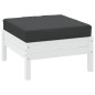 Palettenkissen Schwarz 60x60x8 cm Oxford-Gewebe Palettenkissen Schwarz 60x60x8 cm Oxford-Gewebe