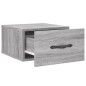 vidaXL Wand-Nachttisch Grau Sonoma 35x35x20 cm vidaXL Wand-Nachttisch Grau Sonoma 35x35x20 cm