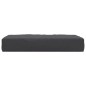 Palettenkissen Schwarz 60x60x8 cm Oxford-Gewebe Palettenkissen Schwarz 60x60x8 cm Oxford-Gewebe