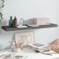 vidaXL Schwebendes Wandregal Hochglanz-Grau 90x23,5x3,8 cm MDF vidaXL Schwebendes Wandregal Hochglanz-Grau 90x23,5x3,8 cm MDF