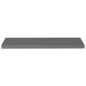 vidaXL Schwebendes Wandregal Hochglanz-Grau 90x23,5x3,8 cm MDF vidaXL Schwebendes Wandregal Hochglanz-Grau 90x23,5x3,8 cm MDF