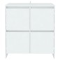 vidaXL Sideboard Weiß 70x41x75 cm Holzwerkstoff vidaXL Sideboard Weiß 70x41x75 cm Holzwerkstoff