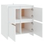 vidaXL Sideboard Weiß 70x41x75 cm Holzwerkstoff vidaXL Sideboard Weiß 70x41x75 cm Holzwerkstoff