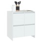 vidaXL Sideboard Weiß 70x41x75 cm Holzwerkstoff vidaXL Sideboard Weiß 70x41x75 cm Holzwerkstoff