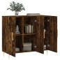 vidaXL Sideboard Räuchereiche 90x34x80 cm Holzwerkstoff vidaXL Sideboard Räuchereiche 90x34x80 cm Holzwerkstoff