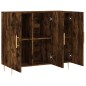 vidaXL Sideboard Räuchereiche 90x34x80 cm Holzwerkstoff vidaXL Sideboard Räuchereiche 90x34x80 cm Holzwerkstoff