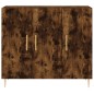 vidaXL Sideboard Räuchereiche 90x34x80 cm Holzwerkstoff vidaXL Sideboard Räuchereiche 90x34x80 cm Holzwerkstoff