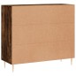 vidaXL Sideboard Räuchereiche 90x34x80 cm Holzwerkstoff vidaXL Sideboard Räuchereiche 90x34x80 cm Holzwerkstoff