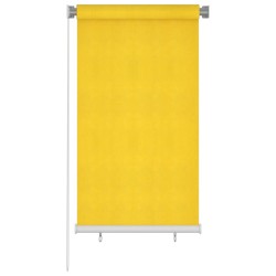 vidaXL Außenrollo 80x140 cm Gelb HDPE