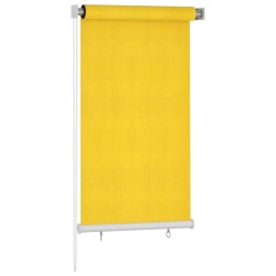 vidaXL Außenrollo 80x140 cm Gelb HDPE