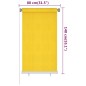 vidaXL Außenrollo 80x140 cm Gelb HDPE vidaXL Außenrollo 80x140 cm Gelb HDPE