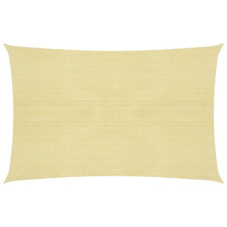 vidaXL Sonnensegel 160 g/m² Beige 3x4,5 m HDPE  