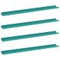 vidaXL Wandregale 4 Stk. Blau 100x9x3 cm vidaXL Wandregale 4 Stk. Blau 100x9x3 cm