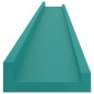 vidaXL Wandregale 4 Stk. Blau 100x9x3 cm vidaXL Wandregale 4 Stk. Blau 100x9x3 cm