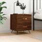 vidaXL Nachttisch Braune Eiche 40x35x47,5 cm Holzwerkstoff