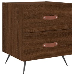 vidaXL Nachttisch Braune Eiche 40x35x47,5 cm Holzwerkstoff