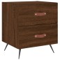 vidaXL Nachttisch Braune Eiche 40x35x47,5 cm Holzwerkstoff