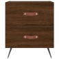 vidaXL Nachttisch Braune Eiche 40x35x47,5 cm Holzwerkstoff