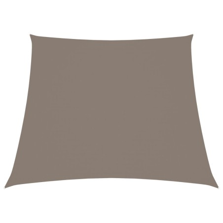 vidaXL Sonnensegel Oxford-Gewebe Trapezförmig 3/4x3 m Taupe