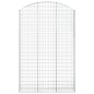 vidaXL Gabione mit Hochbogen 150x30x220/240 cm Verzinktes Eisen vidaXL Gabione mit Hochbogen 150x30x220/240 cm Verzinktes Eisen