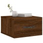 vidaXL Wand-Nachttisch Braun Eichen-Optik 35x35x20 cm vidaXL Wand-Nachttisch Braun Eichen-Optik 35x35x20 cm