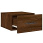 vidaXL Wand-Nachttisch Braun Eichen-Optik 35x35x20 cm vidaXL Wand-Nachttisch Braun Eichen-Optik 35x35x20 cm