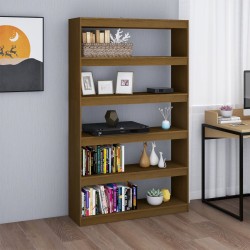 vidaXL Bücherregal/Raumteiler 100x30x167,5 cm Massivholz Kiefer