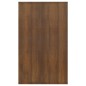 vidaXL Sideboard mit 3 Schubladen Braun Eiche 120x41x75 cm vidaXL Sideboard mit 3 Schubladen Braun Eiche 120x41x75 cm