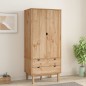 vidaXL Kleiderschrank OTTA 76,5x53x172 cm Massivholz Kiefer vidaXL Kleiderschrank OTTA 76,5x53x172 cm Massivholz Kiefer