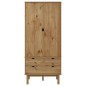 vidaXL Kleiderschrank OTTA 76,5x53x172 cm Massivholz Kiefer vidaXL Kleiderschrank OTTA 76,5x53x172 cm Massivholz Kiefer
