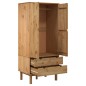 vidaXL Kleiderschrank OTTA 76,5x53x172 cm Massivholz Kiefer vidaXL Kleiderschrank OTTA 76,5x53x172 cm Massivholz Kiefer