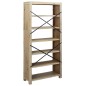 vidaXL Bücherregal 6 Fächer 80x30x170 cm Massivholz Akazie vidaXL Bücherregal 6 Fächer 80x30x170 cm Massivholz Akazie