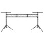 vidaXL Leuchtenstativ Schwarz 438x115 x(180-300) cm Stahl vidaXL Leuchtenstativ Schwarz 438x115 x(180-300) cm Stahl