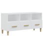 vidaXL TV-Schrank Weiß 102x36x50 cm Holzwerkstoff vidaXL TV-Schrank Weiß 102x36x50 cm Holzwerkstoff