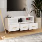 vidaXL TV-Schrank Weiß 102x36x50 cm Holzwerkstoff vidaXL TV-Schrank Weiß 102x36x50 cm Holzwerkstoff