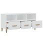 vidaXL TV-Schrank Weiß 102x36x50 cm Holzwerkstoff vidaXL TV-Schrank Weiß 102x36x50 cm Holzwerkstoff