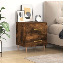 vidaXL Nachttisch Räuchereiche 40x35x47,5 cm Holzwerkstoff