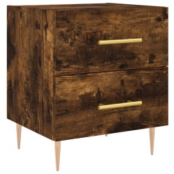 vidaXL Nachttisch Räuchereiche 40x35x47,5 cm Holzwerkstoff