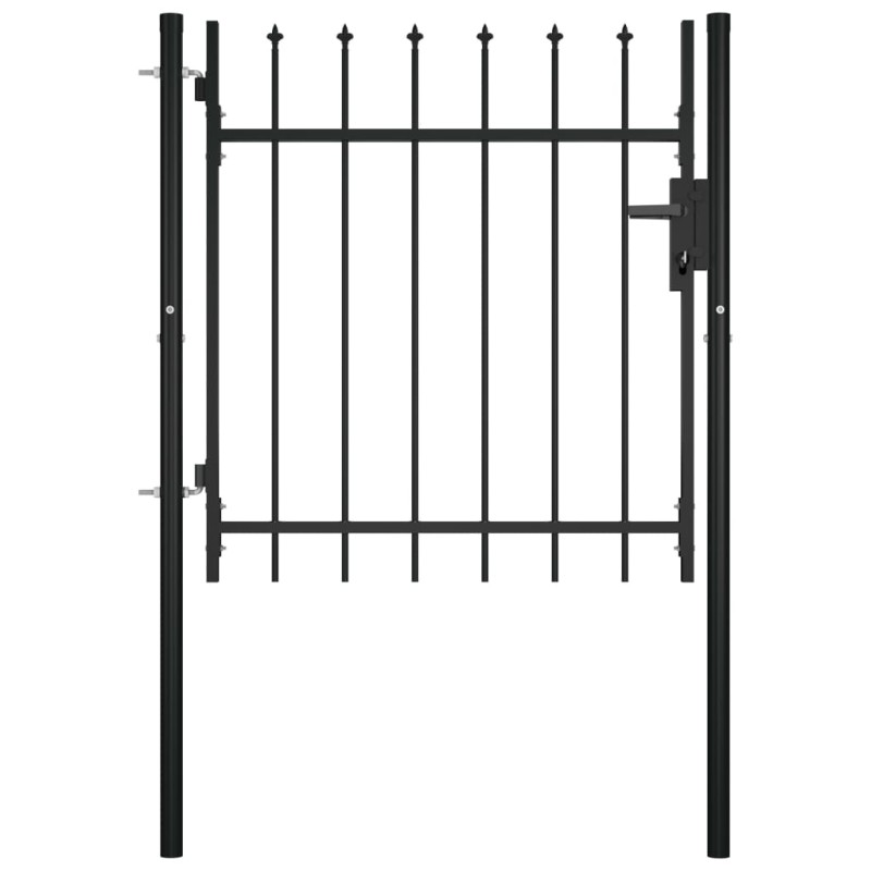 vidaXL Zauntor mit Speerspitzen 100 x 75 cm vidaXL Zauntor mit Speerspitzen 100 x 75 cm