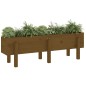 vidaXL Hochbeet Honigbraun 121x30x38 cm Massivholz Kiefer vidaXL Hochbeet Honigbraun 121x30x38 cm Massivholz Kiefer