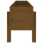 vidaXL Hochbeet Honigbraun 121x30x38 cm Massivholz Kiefer vidaXL Hochbeet Honigbraun 121x30x38 cm Massivholz Kiefer