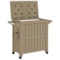 vidaXL 3-in-1 Servierwagen Hellbraun Polypropylen vidaXL 3-in-1 Servierwagen Hellbraun Polypropylen