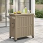 vidaXL 3-in-1 Servierwagen Hellbraun Polypropylen vidaXL 3-in-1 Servierwagen Hellbraun Polypropylen