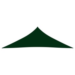 vidaXL Sonnensegel Oxford-Gewebe Dreieckig 3,5x3,5x4,9 m Dunkelgrün