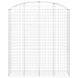 vidaXL Gabione mit Hochbogen 200x50x220/240 cm Verzinktes Eisen vidaXL Gabione mit Hochbogen 200x50x220/240 cm Verzinktes Eisen
