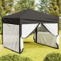vidaXL Partyzelt Faltbar mit Seitenwänden Anthrazit 3x3 m vidaXL Partyzelt Faltbar mit Seitenwänden Anthrazit 3x3 m