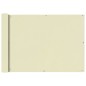 vidaXL Balkonsichtschutz Oxfordgewebe 75x600 cm Creme vidaXL Balkonsichtschutz Oxfordgewebe 75x600 cm Creme