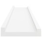 vidaXL Bilderleisten 2 Stk. Weiß 40x9x3 cm MDF vidaXL Bilderleisten 2 Stk. Weiß 40x9x3 cm MDF